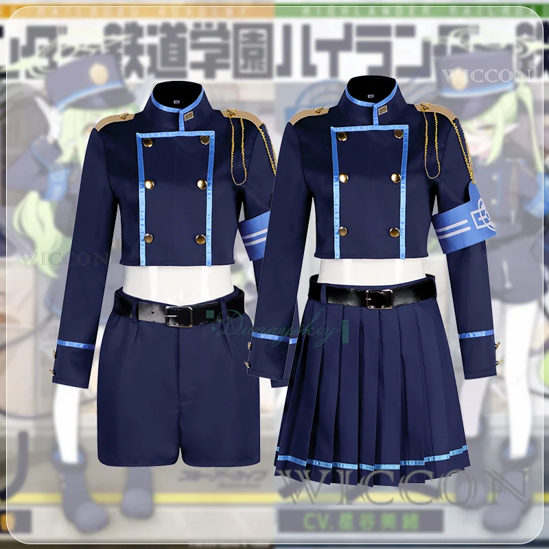 

Game Blue Archive Tachibana Hikari Nozomi Cosplay Costume School Uniform 2pcs Wig Girl Full Set Halloween Carnival Party