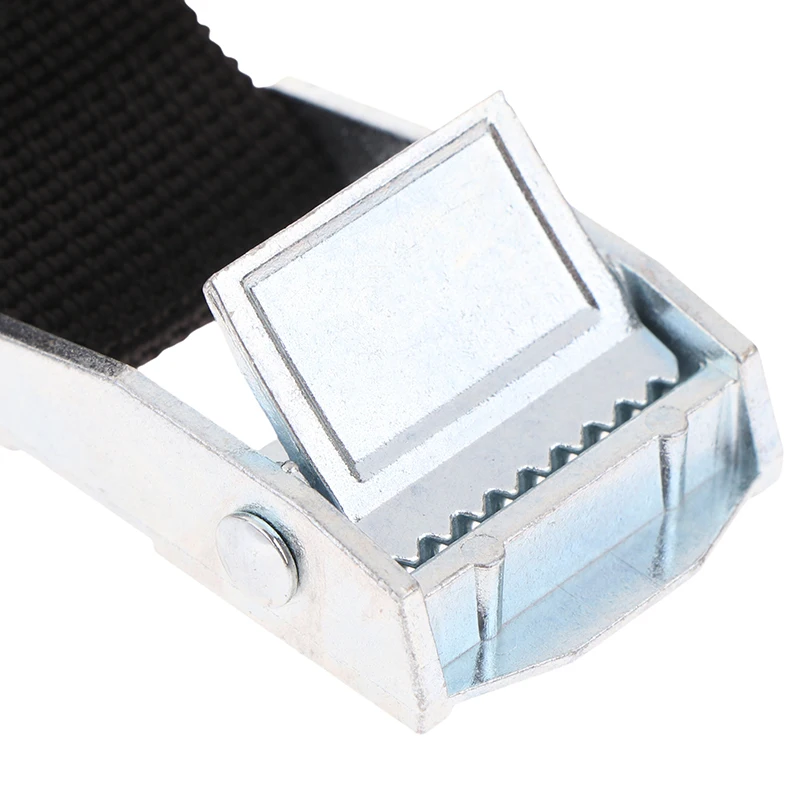 مشبك التعادل أسفل حزام البضائع جلد الأشرطة لسيارة دراجة نارية مع مشبك معدني حبل للسحب حزام سقاطة قوي لحقيبة الأمتعة #3