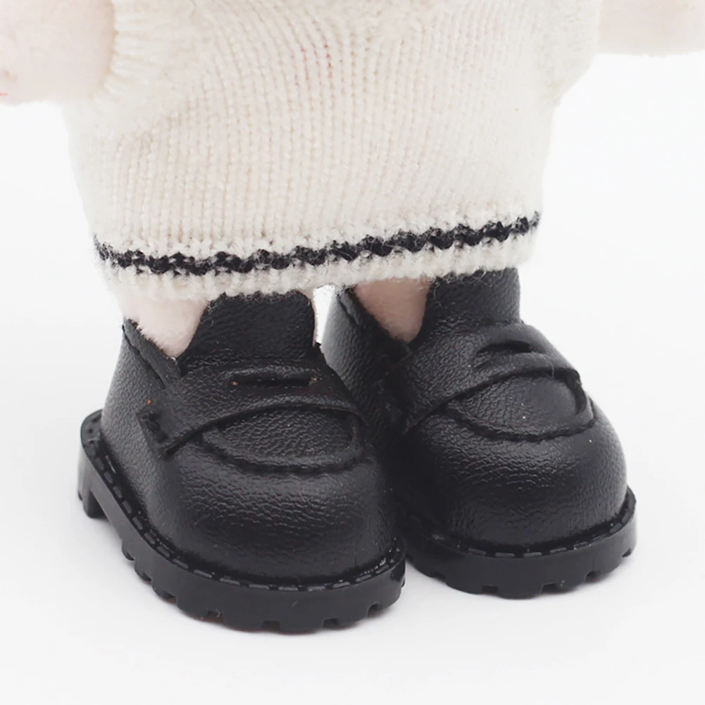 3.8cm Leather PU Shoes Cotton Dolls Shoes Boots Toys Casual Sports Shoes DIY Doll Accessories Doll Toys for 17cm LABUBU