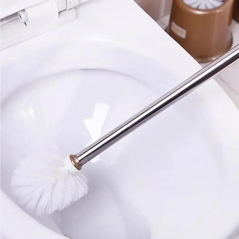 New 1 Pcs Universal Replacement Toilet Brush Head Holder White Black Clean Spare Brushes Tool Toiletborstel Home Bathroom Tool
