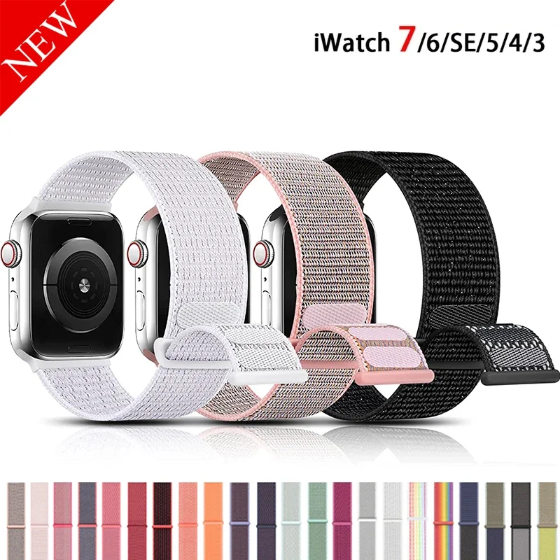 Nylonowy pasek do Apple Watch Band Ultra 10 9 8 7 SE 6 5 46MM 42MM 40MM 44MM smartwatch Bransoleta iWatch seria 45MM 41MM