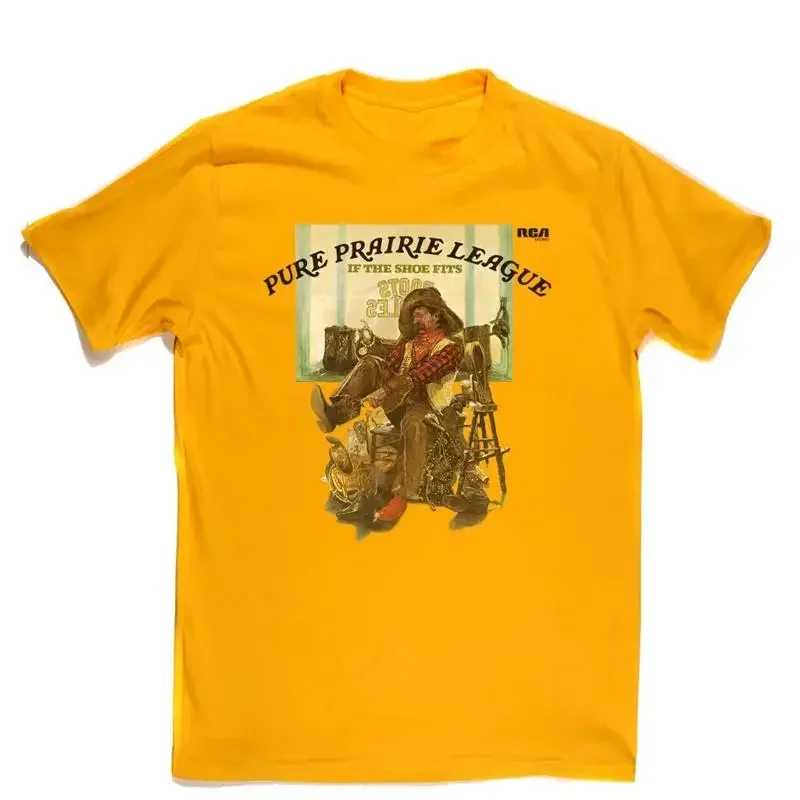 Pure Prairie League Tour Album For Fan S to 5XL Yellow T shirt