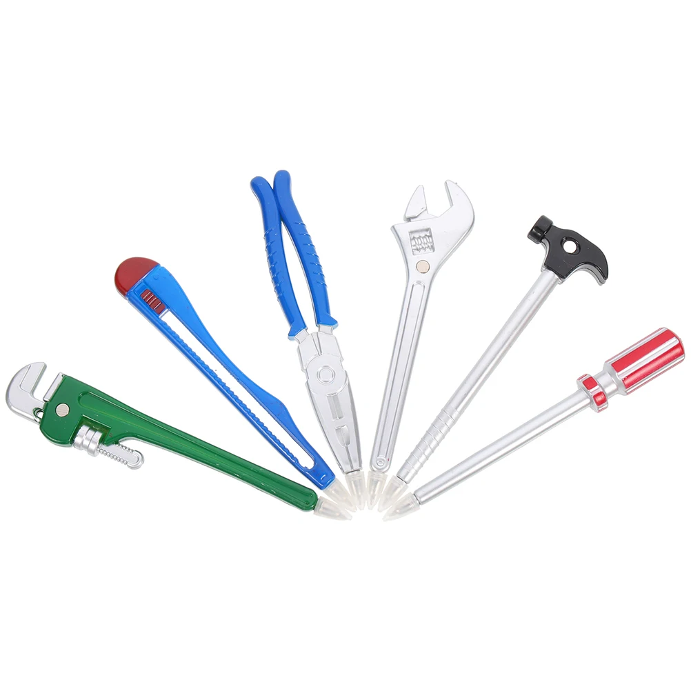 

1PC Hardware Shape Plastic Ballpoint Pen Refillable Gift for Children Adults Wedding Office Home Use