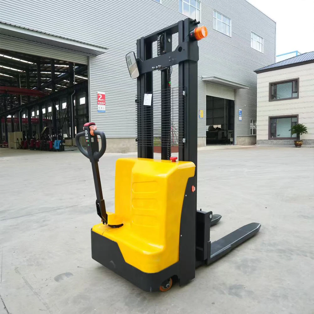 Customized Hydraulic Lift Electric Forklift Truck 1.5 Ton 2 Ton Automatic Unloading Pallet Lifting Stacking Lead-acid Battery