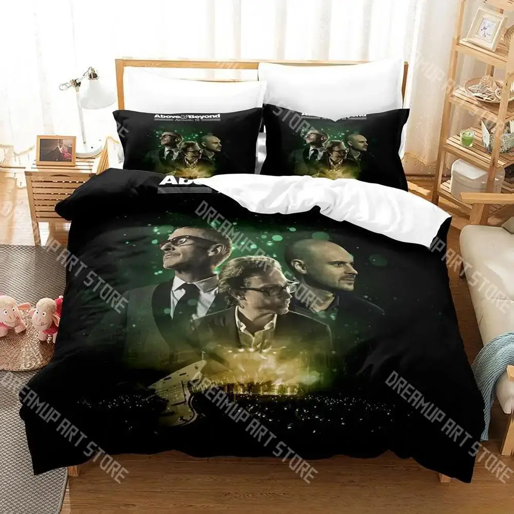 

3d Print Music Band Above & Beyond Bedding Set Boys Girls Twin Queen Size Duvet Cover Pillowcase Bed Kids Adult Home Textiles