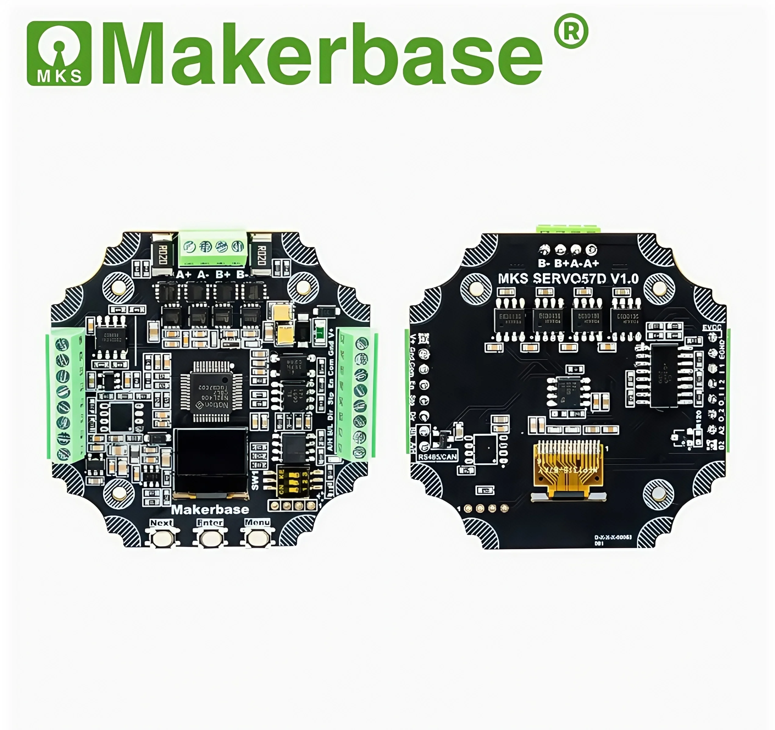 MKS SERVO57D 57 폐쇄 루프 스테퍼 모터 드라이버 RS485/CAN MODBUS FOC