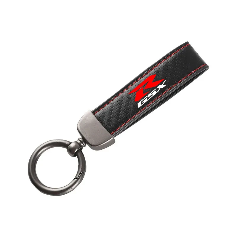 For Suzuki Gsxr 600 GSX-R 750 GSXR600 GSX R 750 1000 Accessories Custom LOGO High-Grade Carbon Fiber Motorcycle Keychain