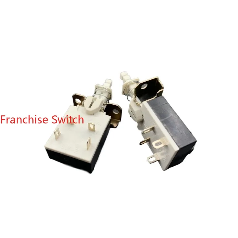 

5PCS SW-2 Power Amplifier Chassis Supply, TV Switch 2A/8A 250V Mounting Hole Distance=20MM With Self-lock