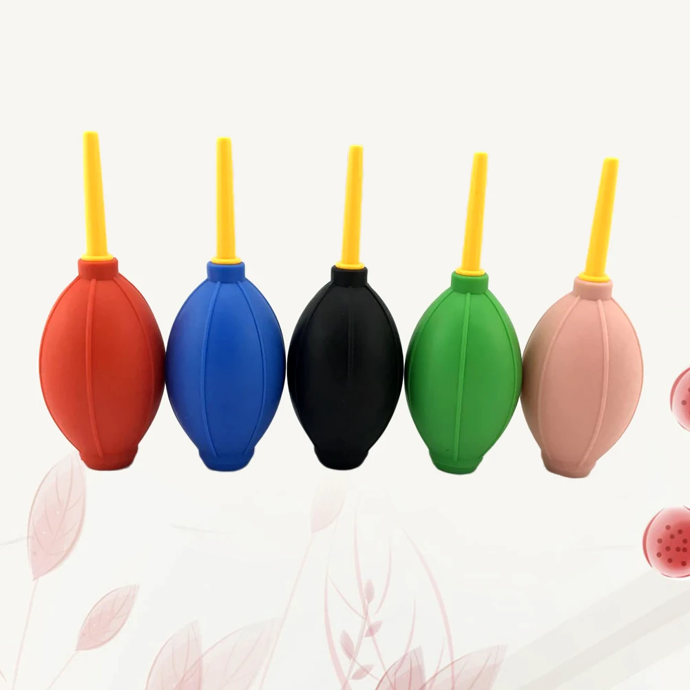 

5 pcs Air Blower Cleaner Dust Remover For Camera Lens Computer Keyboard Cellphone No Electricity Reusable Large Capacity Gentle
