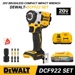 DeWalt-インパクトレンチdcf922,コードレスインパクトレンチ20v,1/2インチ,リチウム電池付き,プロ仕様の電動工具