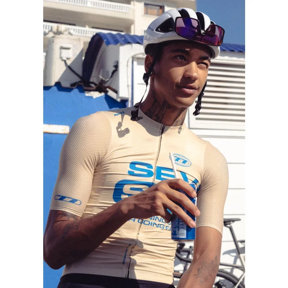 

RH77 Cycling Mens Short Sleeve Breathable Jerseys Ropa Ciclismo Maillot Hombre Camisa De Time Cycliste Road Bike Quick Dry Shirt