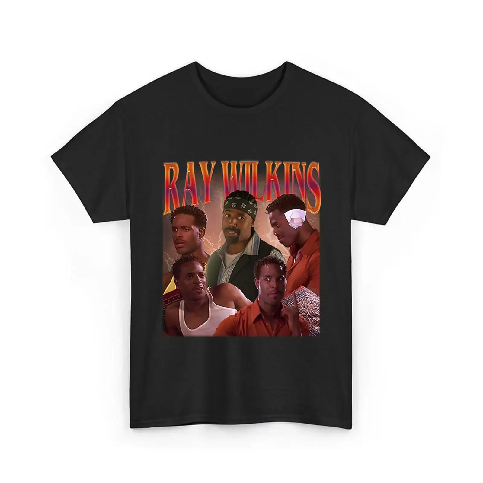 Ray Wilkins Shawn Wayans vintage bootleg shirt sweaT T vintage Washed designer clothes Breathable Versatile homme Casual