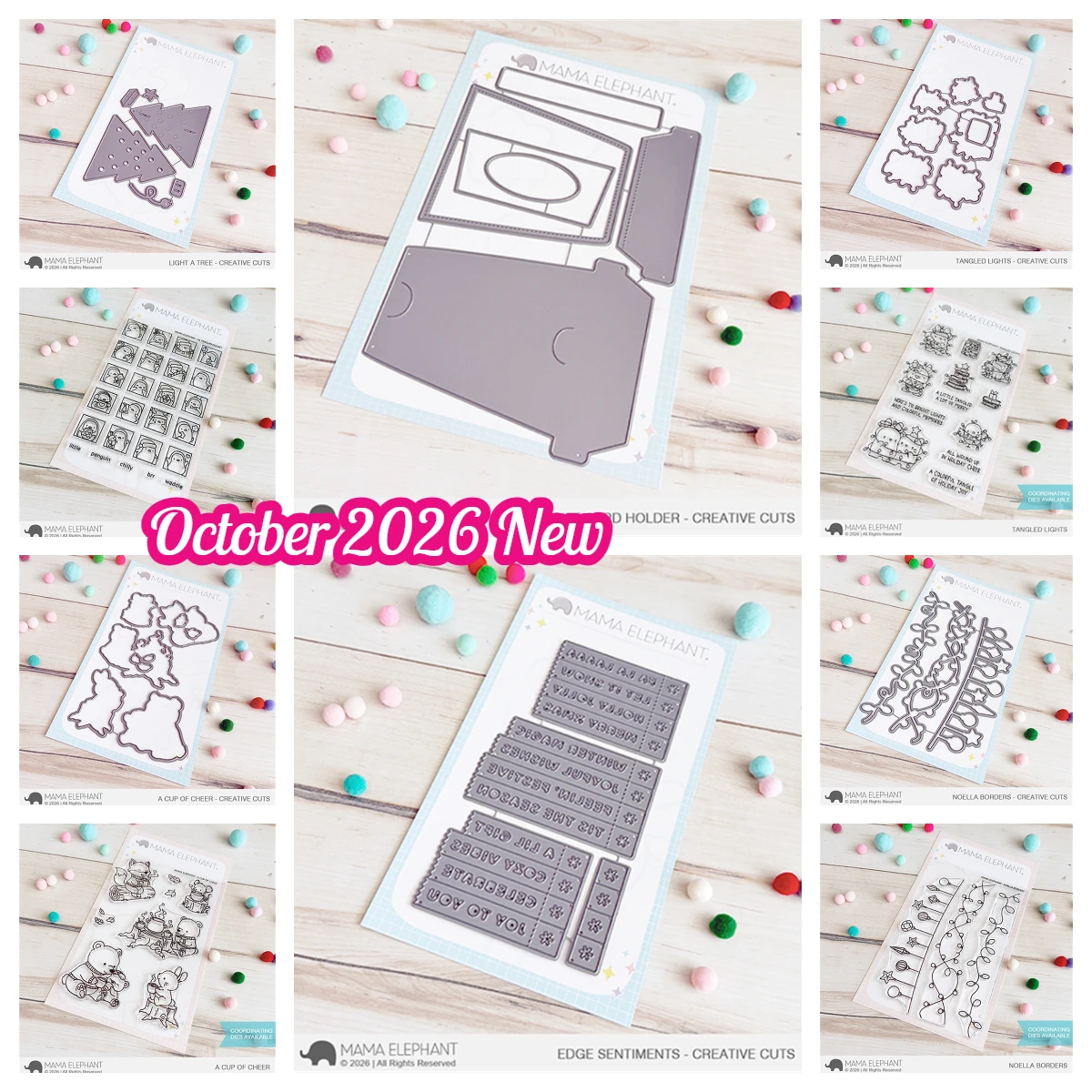 Weihnachtsbaum-Design: Kreative Metall-Stanzformen und Silikonstempel für DIY-Scrapbooking, Papierarbeiten und handgefertigte Alben.