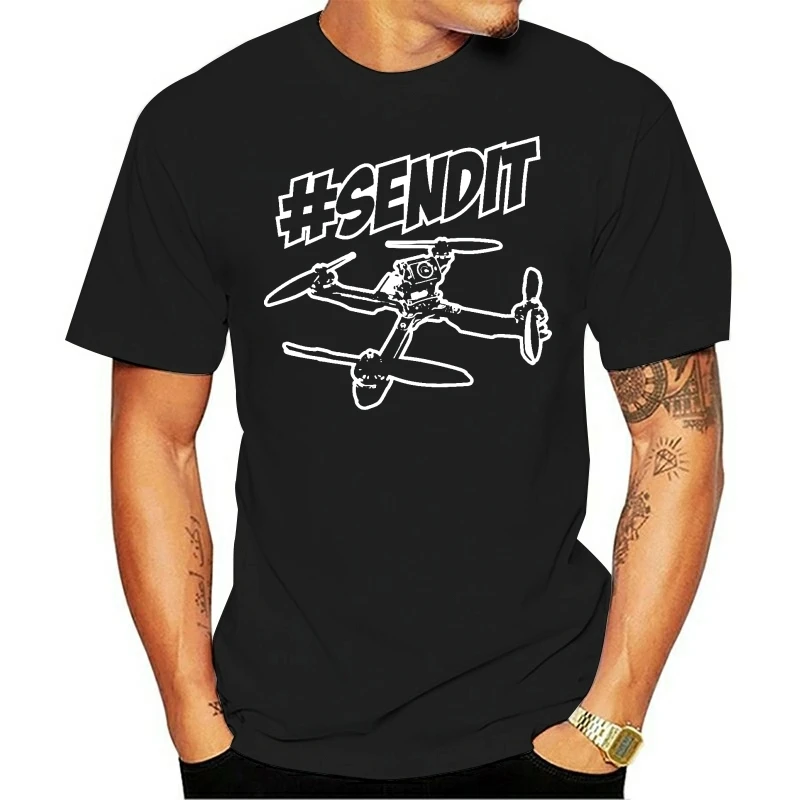 Sendit Send It Fpv Mini Quadcopter Drone Shirt