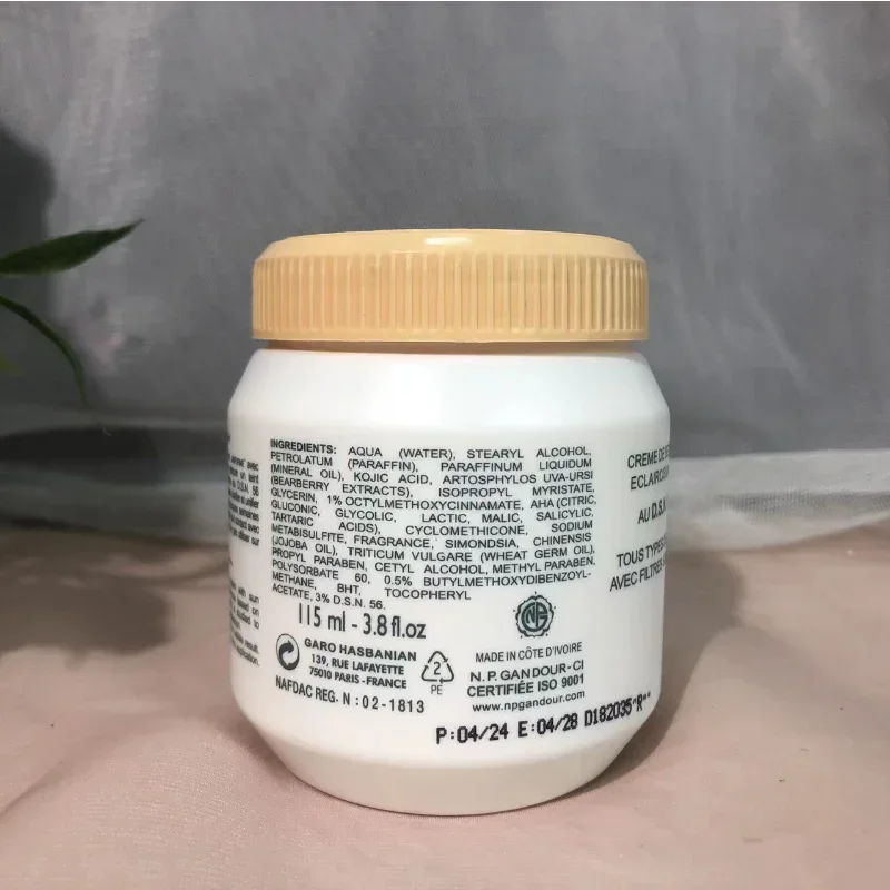 GG&G TEINT UNIFORME CREME DE BEAUTE ECL 115g/300g Clareamento Reparador Hidratante Calmante Hidratação Produtos de Cuidados com a Pele