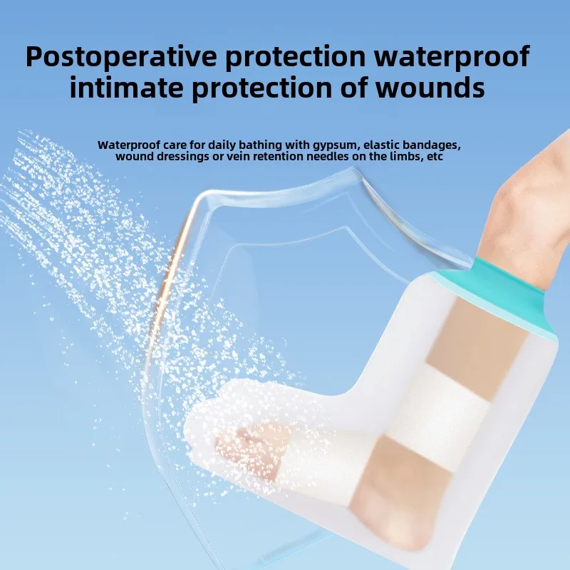 Waterproof Cast Protector Bone Broken Arm Leg Shower Cover Post-Surgery Post-fracture Sleeve Fracture Wound Bathing Accessories