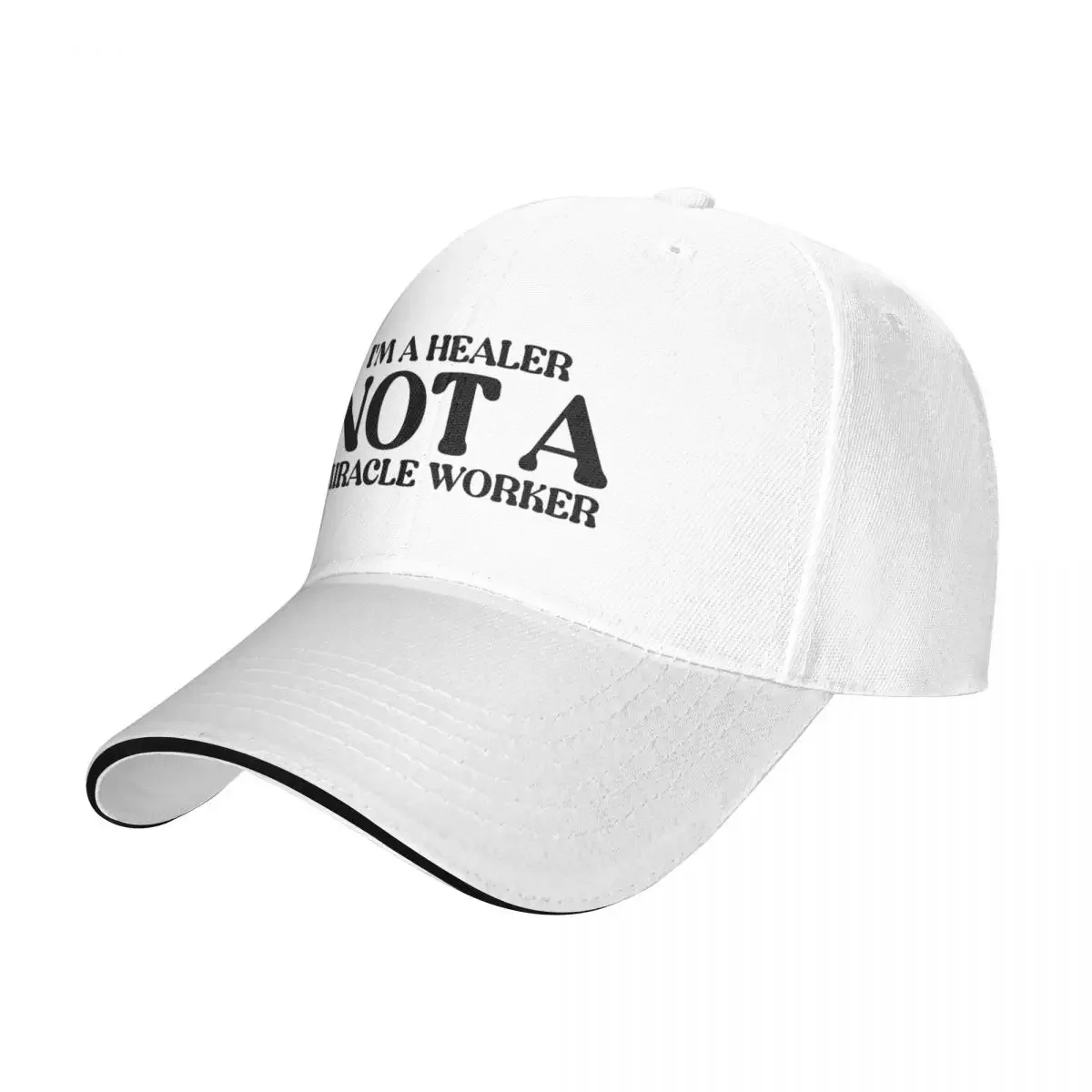 I'm a healer, not a miracle worker! MMO RPG Baseball Cap Golf Military Tactical Cap Golf Hat Women's Hats For The Sun Men's