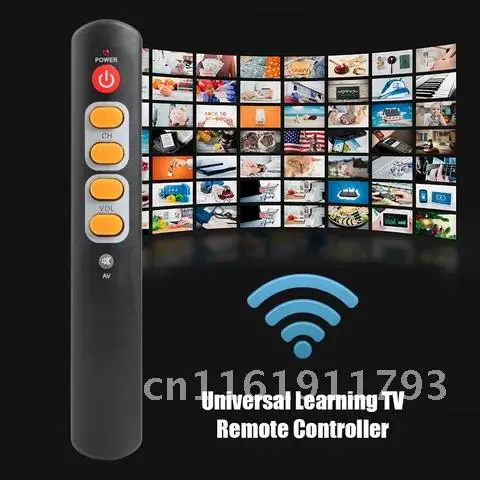 6 Key Universal Learning Remote Control Infrared IR Copy Remote Controller for Smart TV Box STB /DVD /VCR /DVB HIFI Amplifier