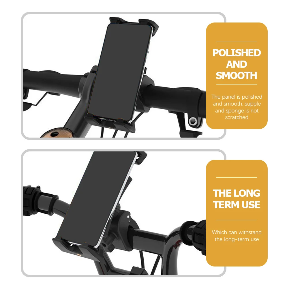 

Bike Phone Mount Rotatable Bracket Strong Highend Material Stable Support Longterm Use Simple Design Avoid Scratch Optimal Angle