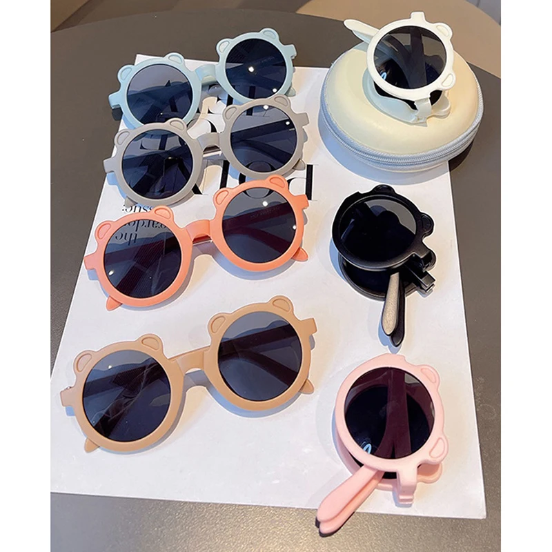 Cartoon Frog Eyewear Multi-color Glasses Cute Comfortable Kid Sunglasses Sunglasses Bright Wear-resistant Childrens Sun Glasses