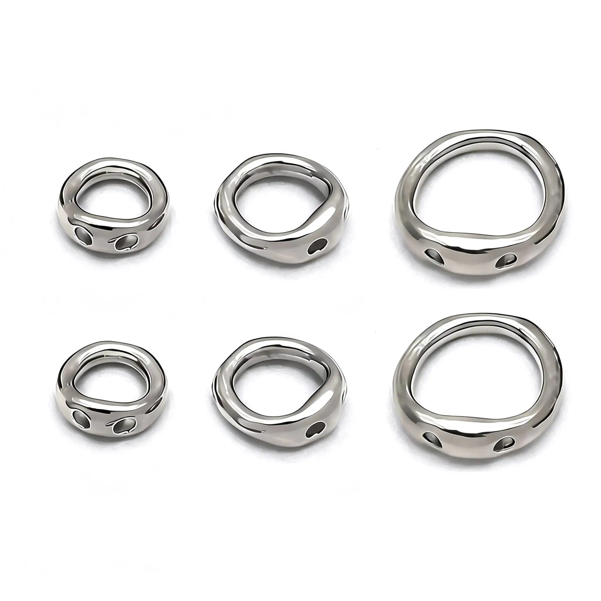 10 stuks roestvrijstalen sluitingen eindconnectoren haken voor kralen ketting armband sieraden maken doe-het-zelf benodigdheden koord eindconnectoren