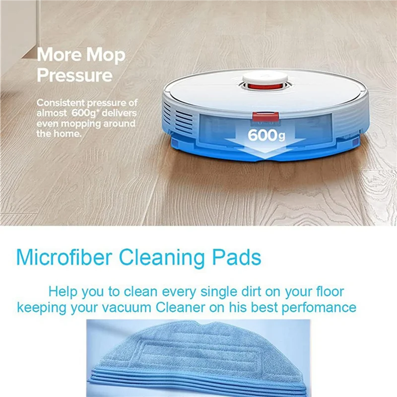 

ABVS 20X хлопковые салфетки из микрофибры, аксессуары для Xiaomi Roborock S8/S8 Plus/S8 Pro Ultra/S7/S7 Maxv Ultra/S7 Maxv Plus