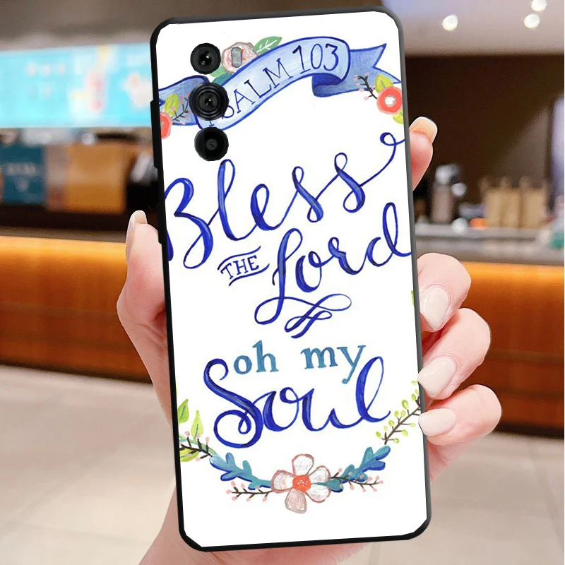 

Phone Case For Motorola Edge 50 40 Pro 60 50 40 30 Ultra Neo Fusion G85 G72 G53 G54 G84 G13 G32 Bible Philippians Jesus Christ