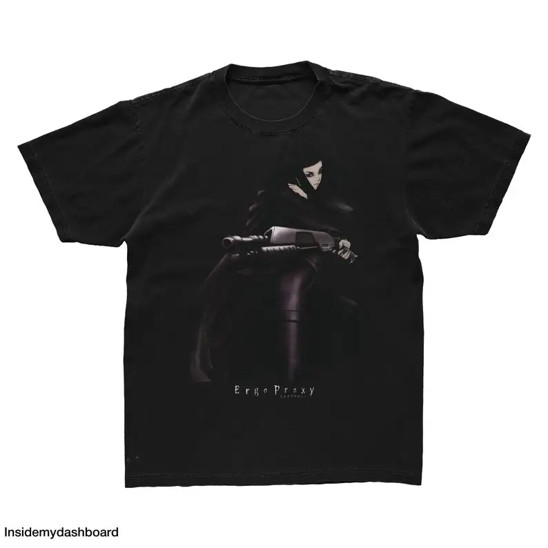 Ergo Proxy Re'L Mayer T-Shirt, Japanese Sci-Fi Anime, ReL Mayer, Proxy Vincent Law Tee