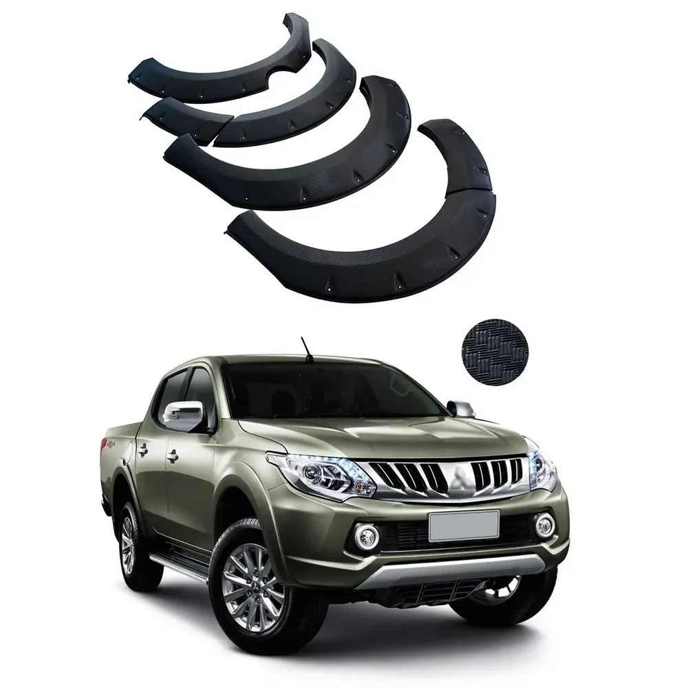 L200 Fender Flare 9Inch Wheel Arch for Mitsubishi Triton 15-18 wheel accesorios 2015 2016 2017 2018