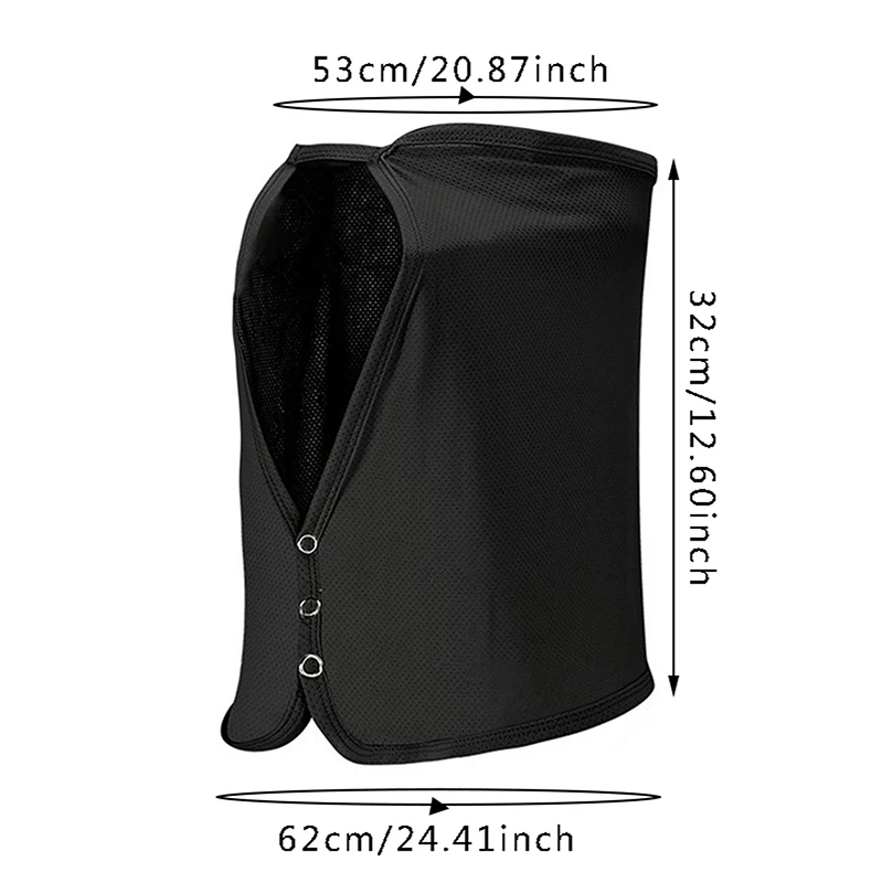 For Men UV Protection Cap Mask Silk Scarf Outdoor Neck Protection Sunscreen Veil Sunscreen Mask Anti-uv Face Cover Face Scarf