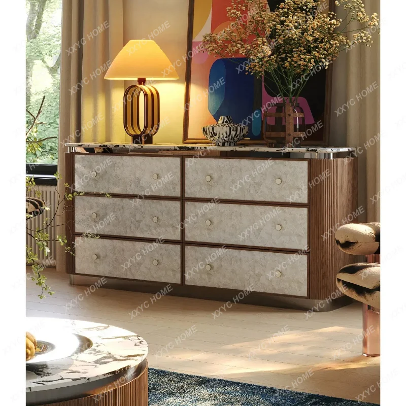XX decorative cabinet foyer storage cabinet living room  solid wood locker