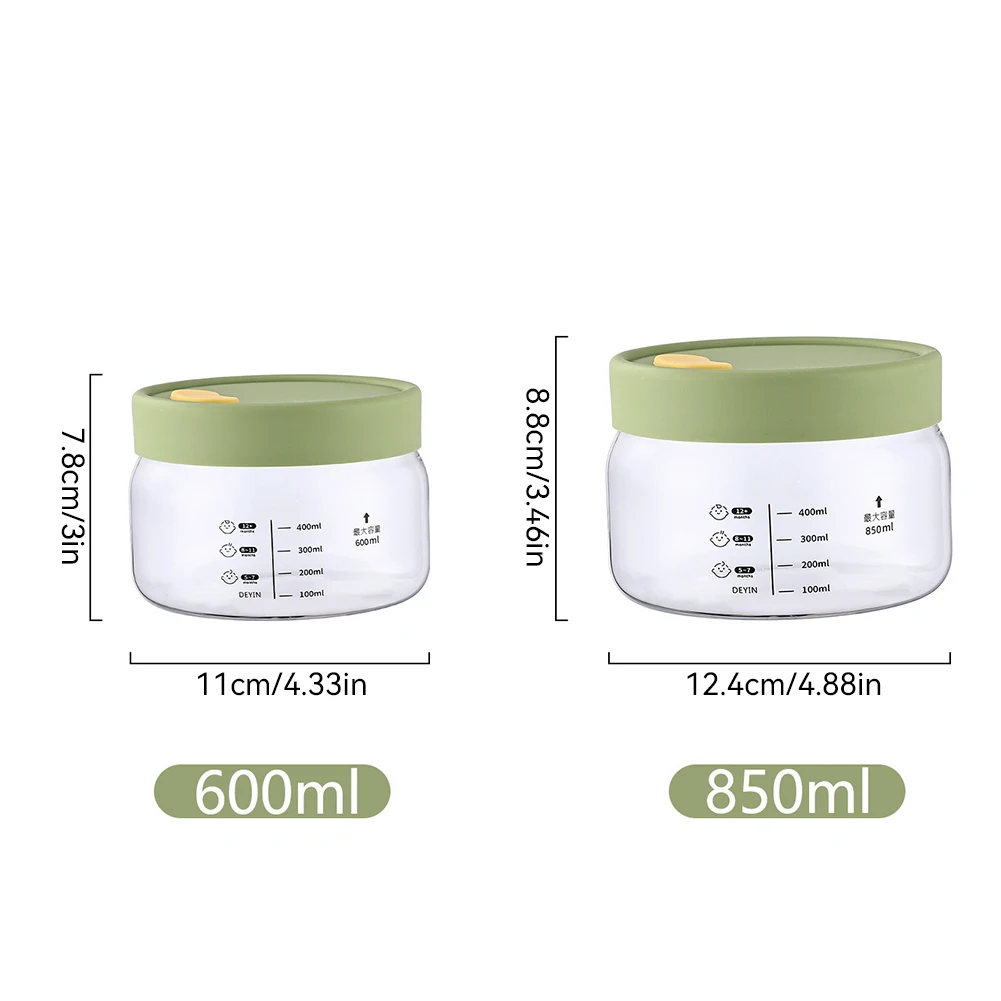 Glass Food Storage Container Airtight Leakproof Food Bowl Bento Lunch Box Microwave Oven Dishwasher Safe Lunch Packing Storage view 6