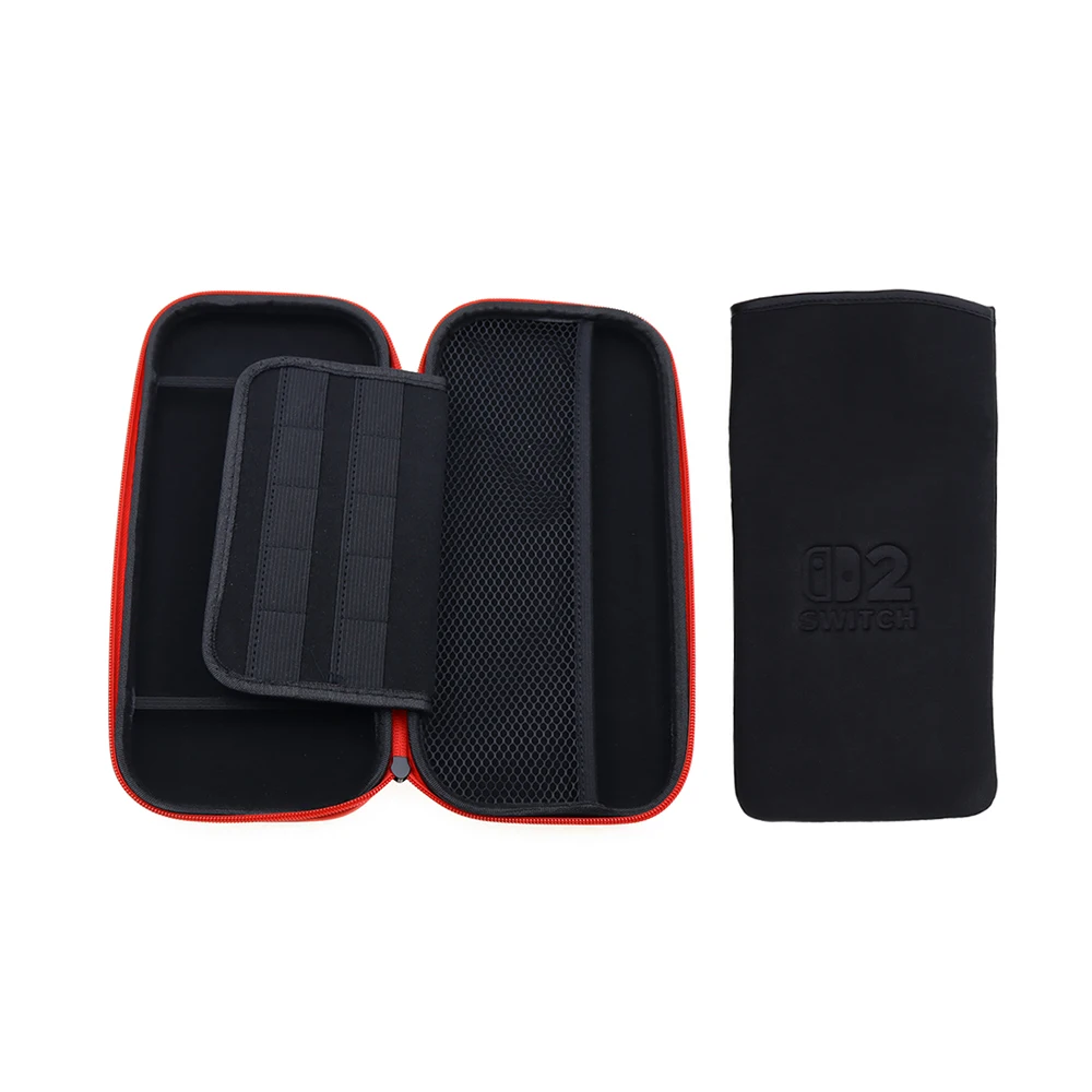 For Switch 2 Soft Sponge Protective Pouch Carrying Case Storage Bag For Switch 2 Carrying Case Game Screen Protector Bag