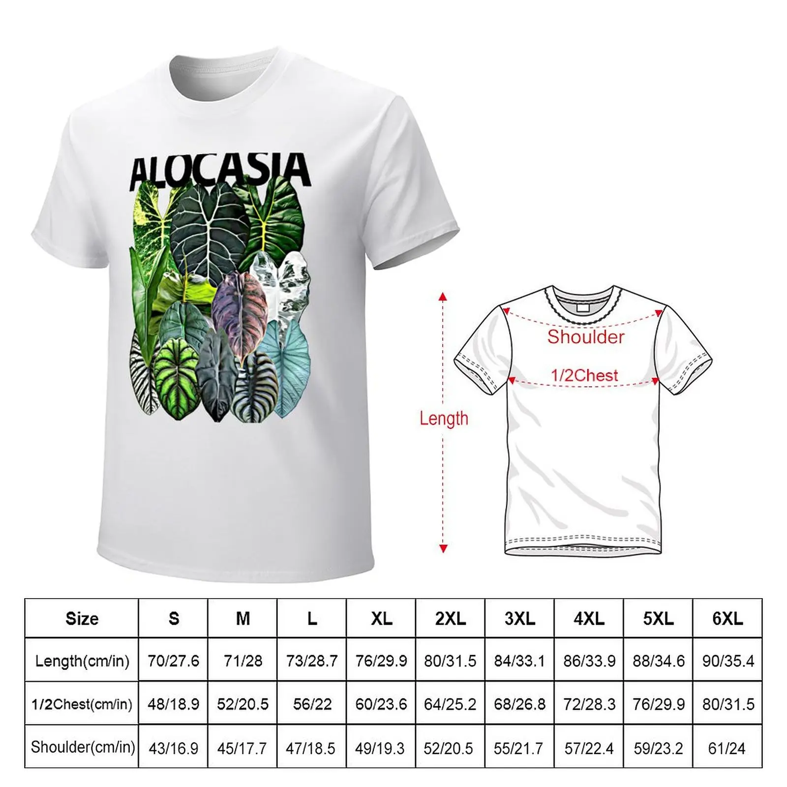 ALOCASIA JUNGLE T-Shirt new edition Blouse summer top plain mens t shirt