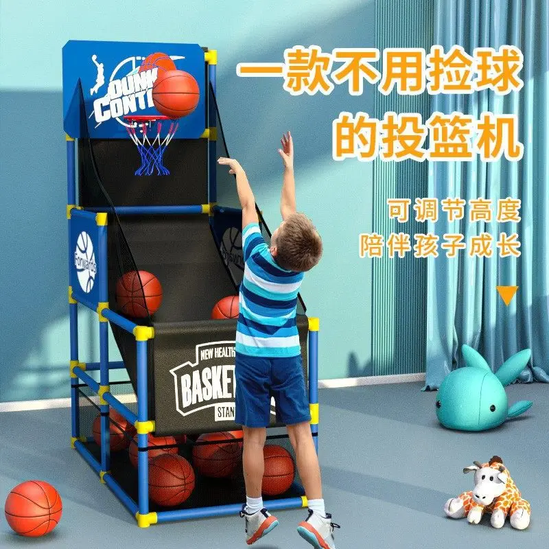 Oversized Children Basketball Shooting Machine Portable Adjustable Indoor Outdoor Backboard Hoop Set Parent-child Interactive Sp