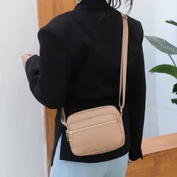 ﻿Korean Version New Fabric Small Crossbody Nylon Leisure Business Cashier women's Bag Fashion middle-aged mother's Shoulder Bags