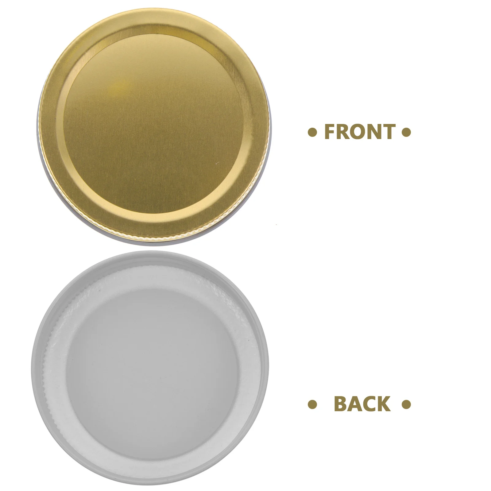 

12pcs Mason Jar Lids Replacement Thick Tinplate Sealing Canning Lids For Fruits Tea Coffee Storage Reusable Jar Covers For Home