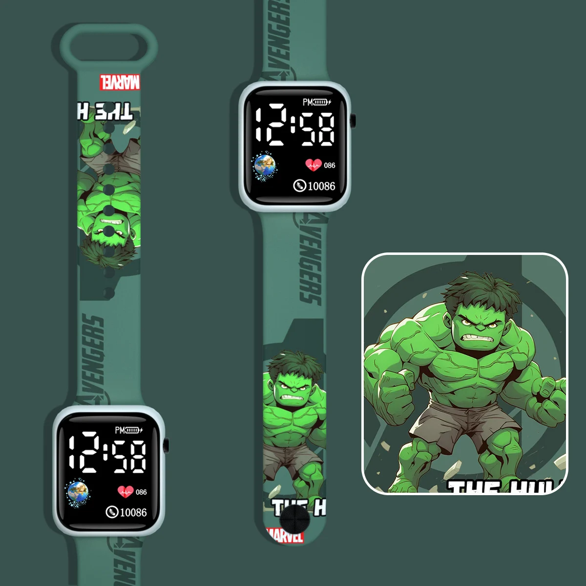 موضة الكرتون سبايدرمان الأطفال الساعات الفتيات Reloj Inteligente Para Niños Niña Reloj ساعة رقمية النساء Relógio Infantil ﻿