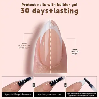 150 ks/krabice akrylové nehty, plné krytí, falešné tipy, měkké gelové prodloužení nehtů ve tvaru T, oválné kapsle, tvarované mandlemi, salonní DIY 10 nejlepší prodej Americké kapsle - №8