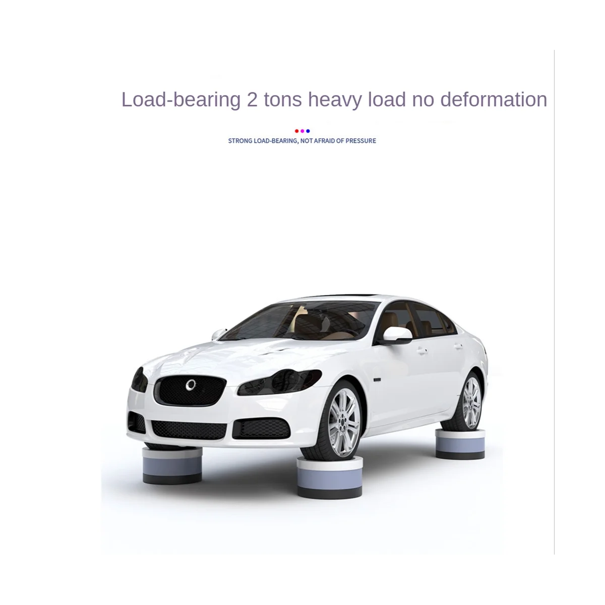 4 Sets Furniture Bed Risers Heavy Duty Round Bed Lifts Risers Adjustable Height,for Table Chairs Couch Cabinet Legs Sofa