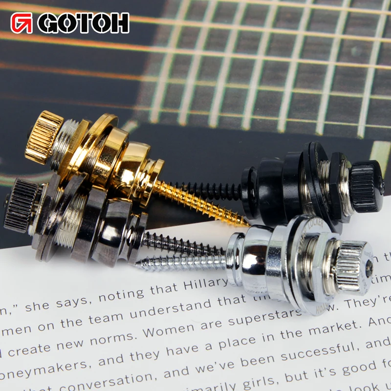 Gotoh SLR Quick Twist Release Strap Lock System for Guitar/Bass (1 set of 2 pieces)