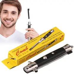 Peine de bolsillo plegable para hombres, cepillo de peinado de aceite, cuchillos falsos en forma de peine, juguete de broma para fiesta