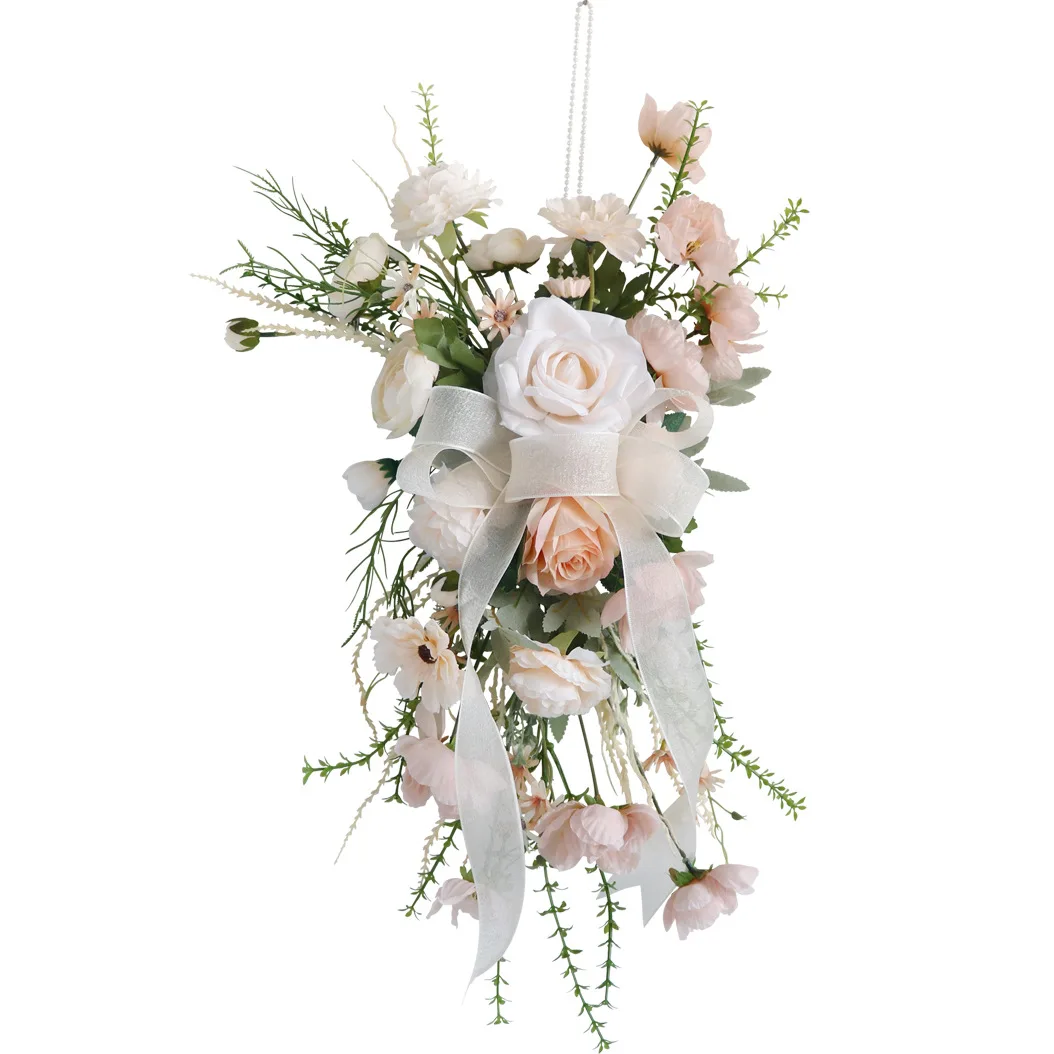 Bruiloft Accessoires, Bruid Hand Gehouden Bloemsimulatie, Hand Gehouden Bloemenfeest Rekwisieten, Westerse Stijl Hand Gehouden Bloemen