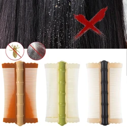 Effectively Removing Lice And Dandruff Cleaning Bamboo Comb Ultra Dense Toothed Double-sided Lice Comb For Children And Pets