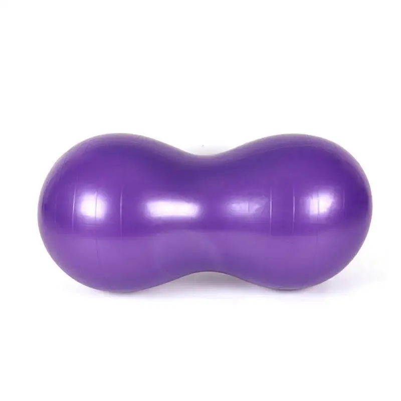 Yoga Ball Fitness Balls Peanut Balance Ball Inflatable Thick Sports Yoga Peanut Ball Pilates Birthing Fitball With Manual Pump