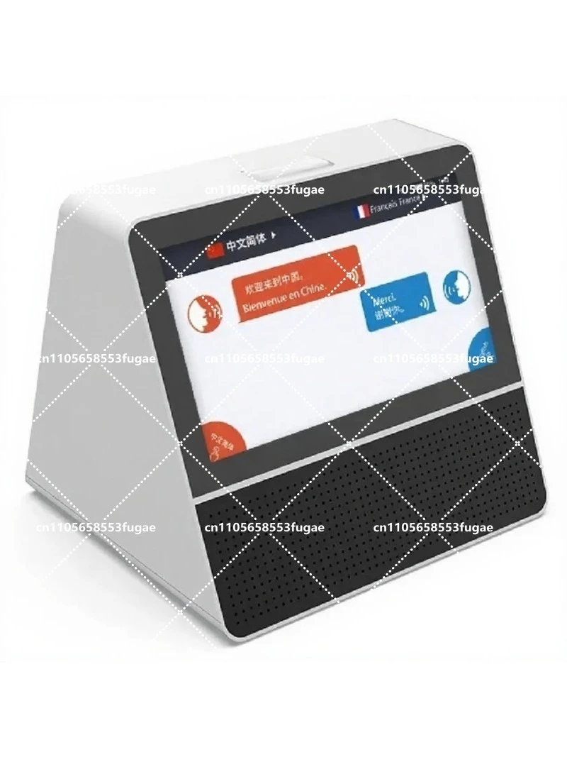 Hotel Voice Translator Double Screen Real-time Interpretation Device for Front Desk Reception