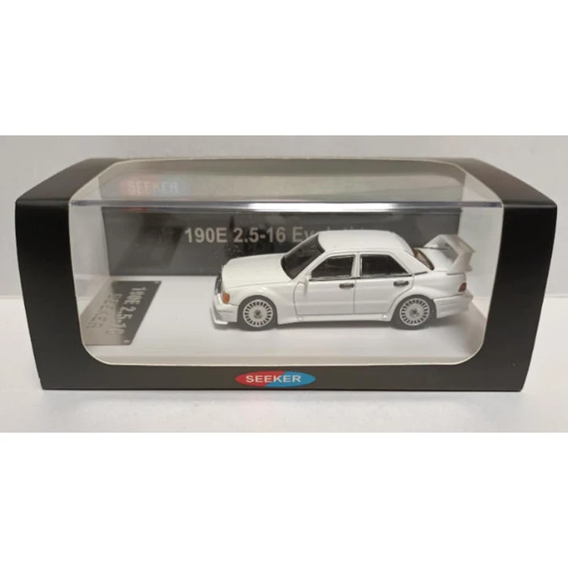 Cercatore Scala 1/64 190E W201 2.5-16 Evo Modello di auto in lega Classici Regalo souvenir per adulti Hobby e giocattoli