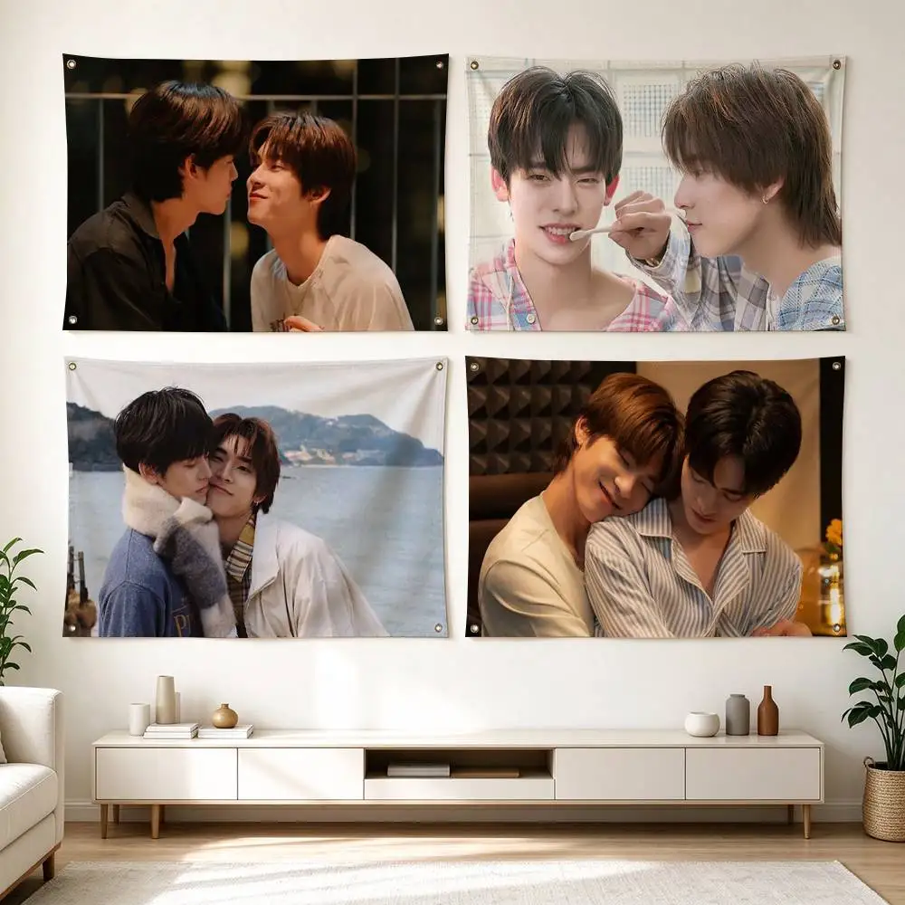 D-Duang With You Thai BL Drama  Flag Suitable For Party Club Outdoor Interior Wall Decoration Banner Fans Gift