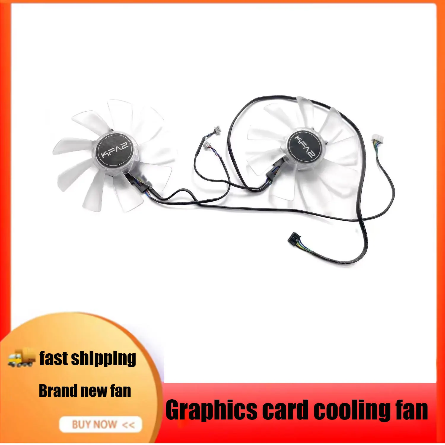 FY010015M12LPA 100mm 4pin RTX2070 GPU Cooler for GALAXY RTX2060S 2070 2070S 2080 2080S EX Graphics Card Cooling Fan