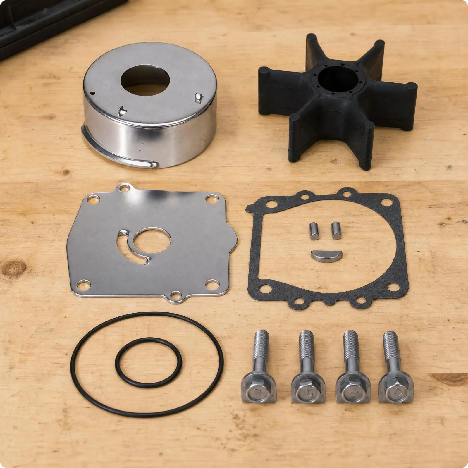 Motorcycle Brand Outboard Water Pump Repair Kit OE-Matching 6N6-W0078 Water Pump Repair Kit Replacement for Boat Owners